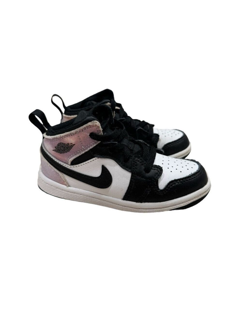 NIKE AIR JORDAN 1 MID SE “Zen Master” hi-top sneakers -pink/black/white- size 9C